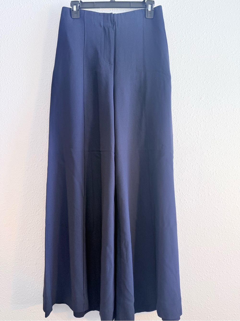 Diane von Furstenberg Wide Leg Trousers Pants Size 6 Navy
